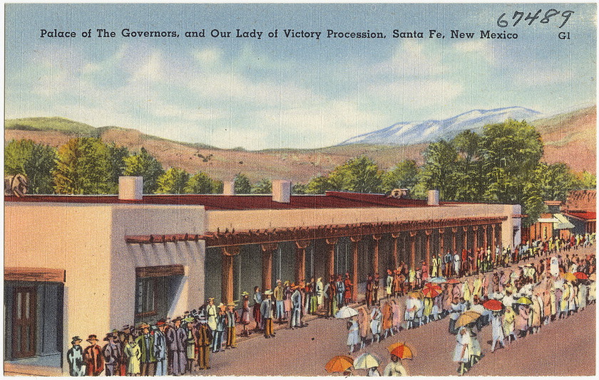1024px-Palace_of_the_Governors_and_Our_Lady_of_Victory_Procession,_Santa_Fe,_New_Mexico_调整大小